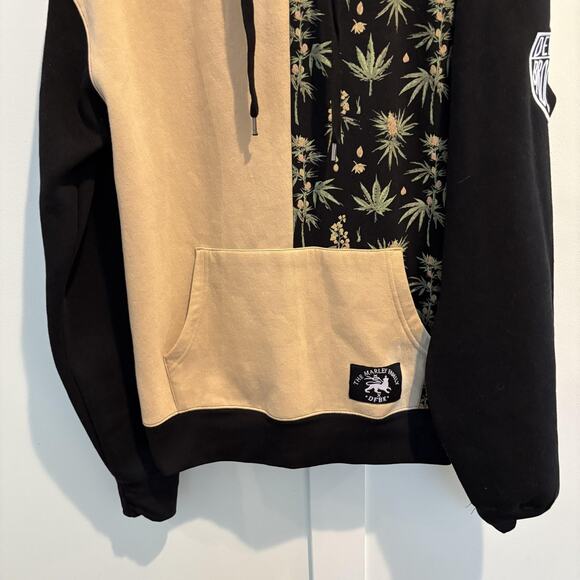 Defend Brooklyn X Marley Family Hoodie Men Large Leaf Print Colorblock - Picture 4 of 11